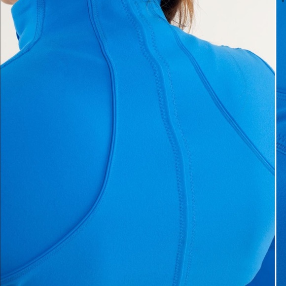 NWT Lululemon Forme Jacket in Beaming Blue - Sz 6 - Picture 7 of 10